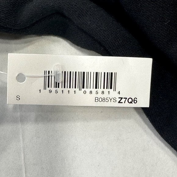 Am Essentials Women's Size Small Button Up Fleece Jacket Black New With Tags - Picture 4 of 14